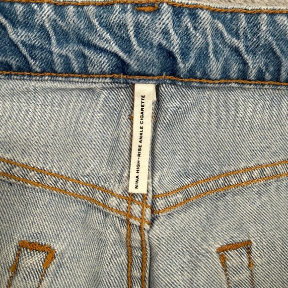 Rag Bone Nina High Rise Ankle Cigarette Jeans Color Tulip Womens Size 29 NEW - Picture 8 of 14